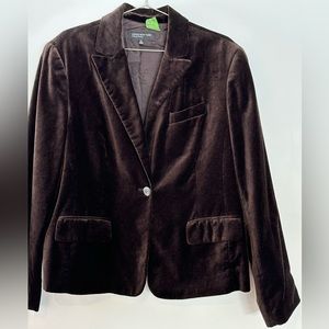 Rich Dark Brown Blazer Size 16